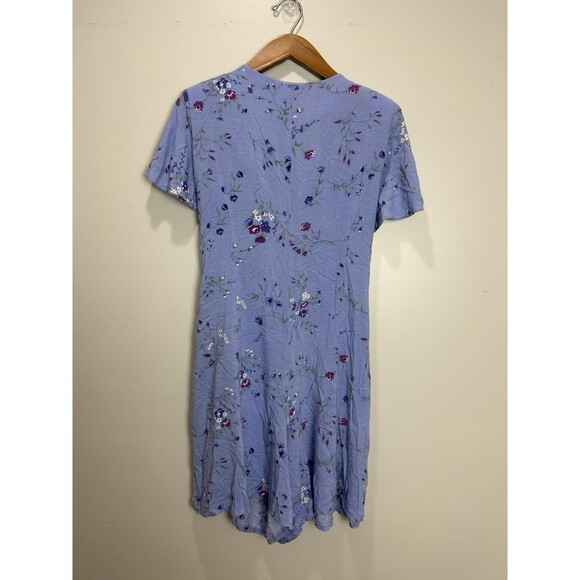 90s Y2K Basic Editions Women's Button Front Floral Romper Size L - Picture 6 of 9